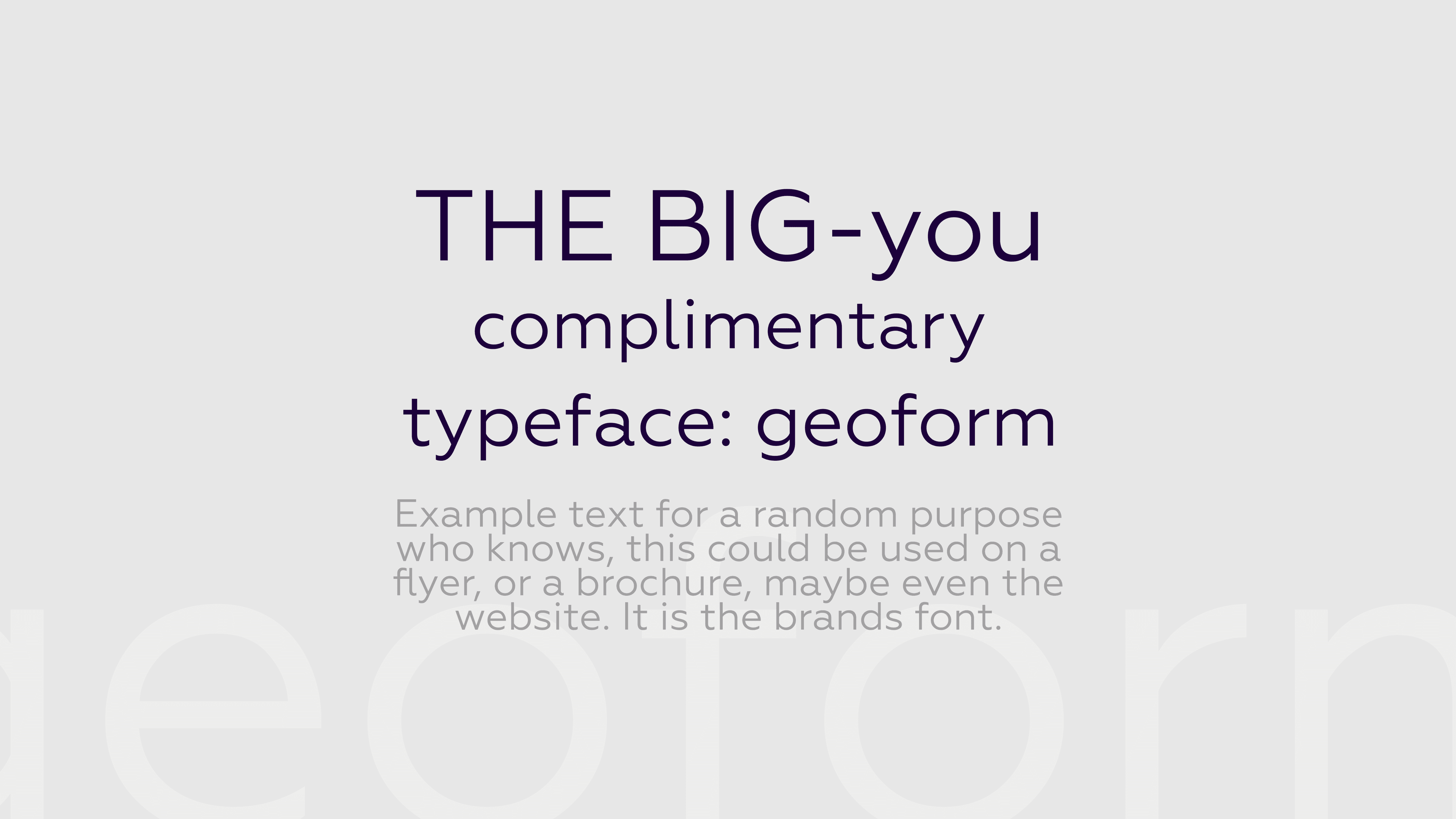 The Big You - Brand & Logo — 2